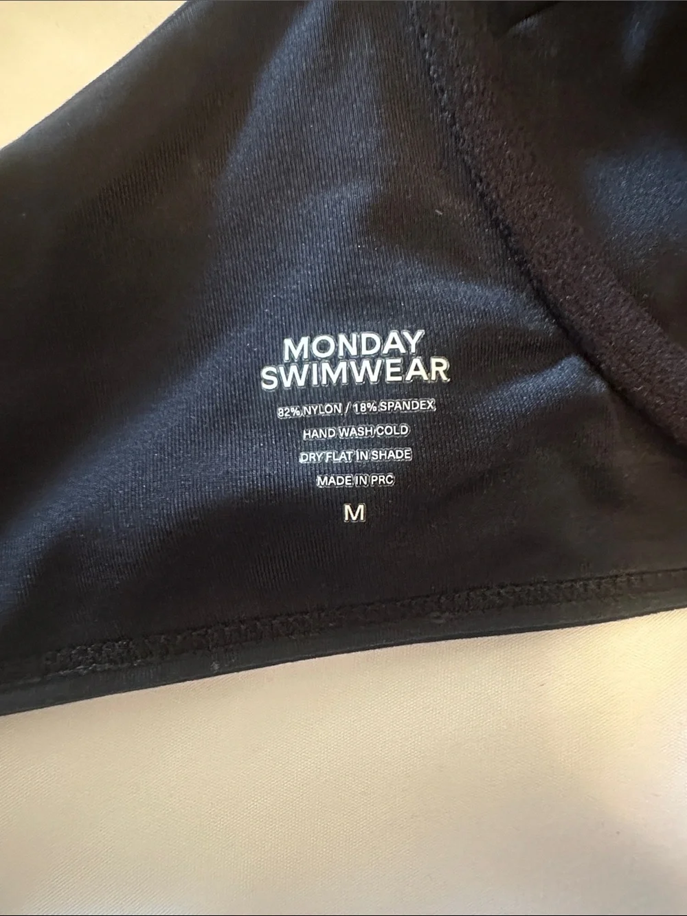 Monday Swimwear Clovelly Black Underwire Bikini Top